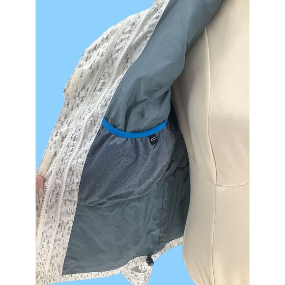 Columbia Womens White/Gray Hooded Waterproof Outer Ski Jacket Size XL - Picture 9 of 13